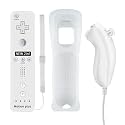 QUMOX Wii Nunchuck Remote Controller with Motion Plus Compatible with Console | Remote Controller with Shock Function (White) [video game]