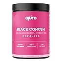QURO Black Cohosh Extract 10:1 Capsules | Actaea racemosa Extract | 300 mg Per Serving | Dietary Supplement | GMP & HACCP Certified | 120 Vegetarian Capsules
