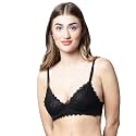 Quttos Lightly Padded Non-Wired Floral Lace Bralette