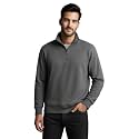 Half Zipper Solid Sweatshirt for Men