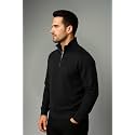 Half Zipper Solid Sweatshirt for Men