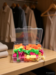 quyzo 52 heavy duty plastic rainbow colour cloth clip plastic cloth clips