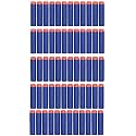Qweezer 50 Pcs Plastic Soft Foam Darts | Bullets for Blaster Toy Guns | 50-Pieces, Blue