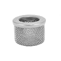 QWORK 189920 1" Pump Inlet Strainer - Replacement Part with Stainless Steel Cap, Compatible with Ultra Max II 695/795/1095/1595, Hose Double Screen, for Airless Paint Sprayer