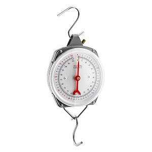 qwork precision hanging scale 110lbs  50kg capacity dual unit heavy duty