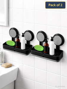 QXORE Double Soap Dish Holder for Bathroom