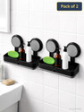 QXORE Double Soap Dish Holder for Bathroom