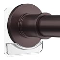 Adhesive Shower Curtain Rod Holder | No Drilling | Invisible Wall Mount Holder (Rod Not Included) (6PCS, Curtain Rod Holder)