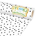 Qyeahkj Black Dot Bulletin Board Paper Roll Black Polka Dot Bulletin Board Background Paper Fade Resistant Classroom Decoration Poster Art Craft Home Wall Education Decor Supplies 17.7in x 20ft