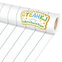 Qyeahkj Composition Bulletin Board Paper Roll Notebook Blue Lined Bulletin Background Decor Fade Resistant Classroom Decorations Poster Art Craft Home Wall Education Supplies 17.7in x 20ft