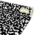 Qyeahkj Composition Bulletin Board Paper Roll Black Dot Bulletin Board Background Paper Fade Resistant Classroom Decoration Poster Art Craft Home Wall Education Decoration Supplies 17.7in x 20ft