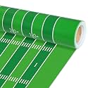 Qyeahkj Football Field Paper Roll Sports Bulletin Board Background Paper Fade Resistant Green Classroom Decoration Poster Art Craft Home Wall Education Decoration Supplies 17.7in x 20ft