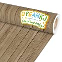 Qyeahkj Wood Grain Bulletin Board Paper Roll Rustic Bulletin Board Background Paper Wood Color Fade Resistant Classroom Decoration Poster Art Craft Home Wall Education Decor Supplies 17.7in x 20ft