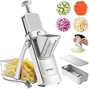 QYKIC Mandoline Slicer for Kitchen, Adjustable 0.1-8mm (S4 Sliver)