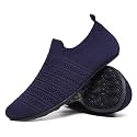 QZKDM Lightweight Slip on Grip Indoor House Slippers Barefoot Non Slip Home Exercise Yoga Shoes for Men Women