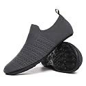 QZKDM Lightweight Slip on Grip Indoor House Slippers Barefoot Non Slip Home Exercise Yoga Shoes for Men Women