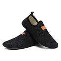 QZKDM Lightweight Slip on Grip Indoor House Slippers Barefoot Non Slip Home Exercise Yoga Shoes for Men Women