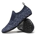 QZKDM Lightweight Slip on Grip Indoor House Slippers Barefoot Non Slip Home Exercise Yoga Shoes for Men Women