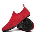 QZKDM Lightweight Slip on Grip Indoor House Slippers Barefoot Non Slip Home Exercise Yoga Shoes for Men Women