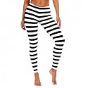 QZUnique Leggings for Women, Halloween Full-Length Printed Legging Footless Elastic Yoga Pants, Regular and Plus Size