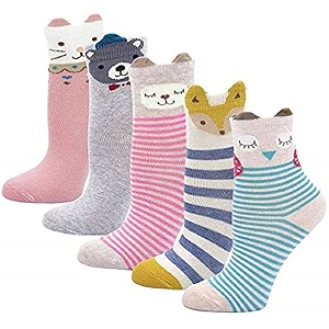 RD GirlsBoys Cotton Socks Cute Animal Cartoon
