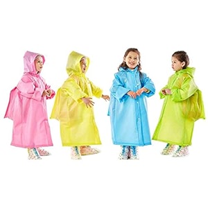 rampd unisex kids raincoat with school bag cover only 1 piece