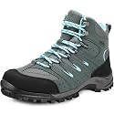 R CORD Womens Hiking Boots Waterproof Slip-Resistant Cushioned Support Durable for Hiking, Travel, Rainy Days, Camping, and Outdoor Adventures