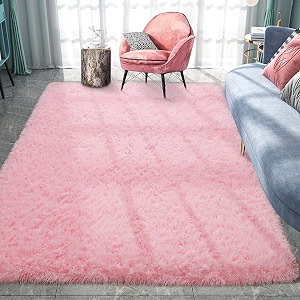 A R Creations Anti Slip Fluffy Fur