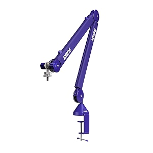 rde psa1 professional studio arm with spring damping and cable management purple