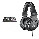 RØDE RØDECaster Pro II All-in-One Production Solution for Podcasting, Streaming, Music Production and Content Creation,Black & Audio-Technica ATH-M30x Professional Studio Monitor Headphones, Black