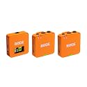 RØDE Wireless GO (Gen 3) Compact Wireless Microphone, 32-Bit Float, Orange