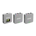 RØDE Wireless GO (Gen 3) Compact Wireless Microphone, 32-Bit Float, Stone