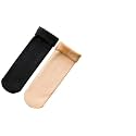 R G Warm Winter/Snow Fleece Soft fur Thermal socks-pack of 6(Color-Beige &amp; Black) (6)