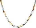 R JEWELS Multicolour Rice Design Neck Chain For Men & Boys Titanium Plated Stainless Steel Chain