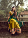 R K INFINITIVE Printed Semi Stitched Lehenga