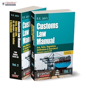 rk jain39s customs law manual finance act 2025  comprehensive two-volume reference on indian customs lawsincorporating historical insights since 1986 and updated with the finance act 2025