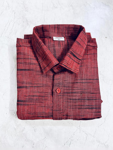 R N Enterprises Men Self Design Casual
