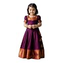 R P CREATION Kids Silk Lehenga Choli