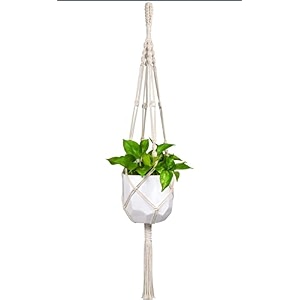 macrame plant hangerlarge macrame pot holderboho plant accessorieshandmade macrame hanging planterampel