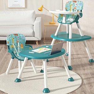 r for rabbit cherry berry safari baby high chair 3 in 1 convertible high chair cum booster seat baby feeding chair study table for toddlers from 6 months to 7 years lake blue