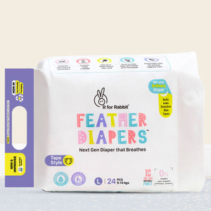 R for Rabbit Feather Diaper Tapes for