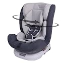 R for Rabbit Jack N Jill Grand ISOFIX Car Seat for Baby 360° Rotatable Convertible Kids Car Seat of 0 to 12 Years Age Comes with 5 Point Safety Harness ECE R44/04 Safety Certified (Grey)