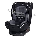 R for Rabbit Jack N Jill Grand ISOFIX Car Seat for Baby 360° Rotatable Convertible Kids Car Seat of 0 to 12 Years Age Comes with 5 Point Safety Harness ECE R44/04 Safety Certified (Black Grey)