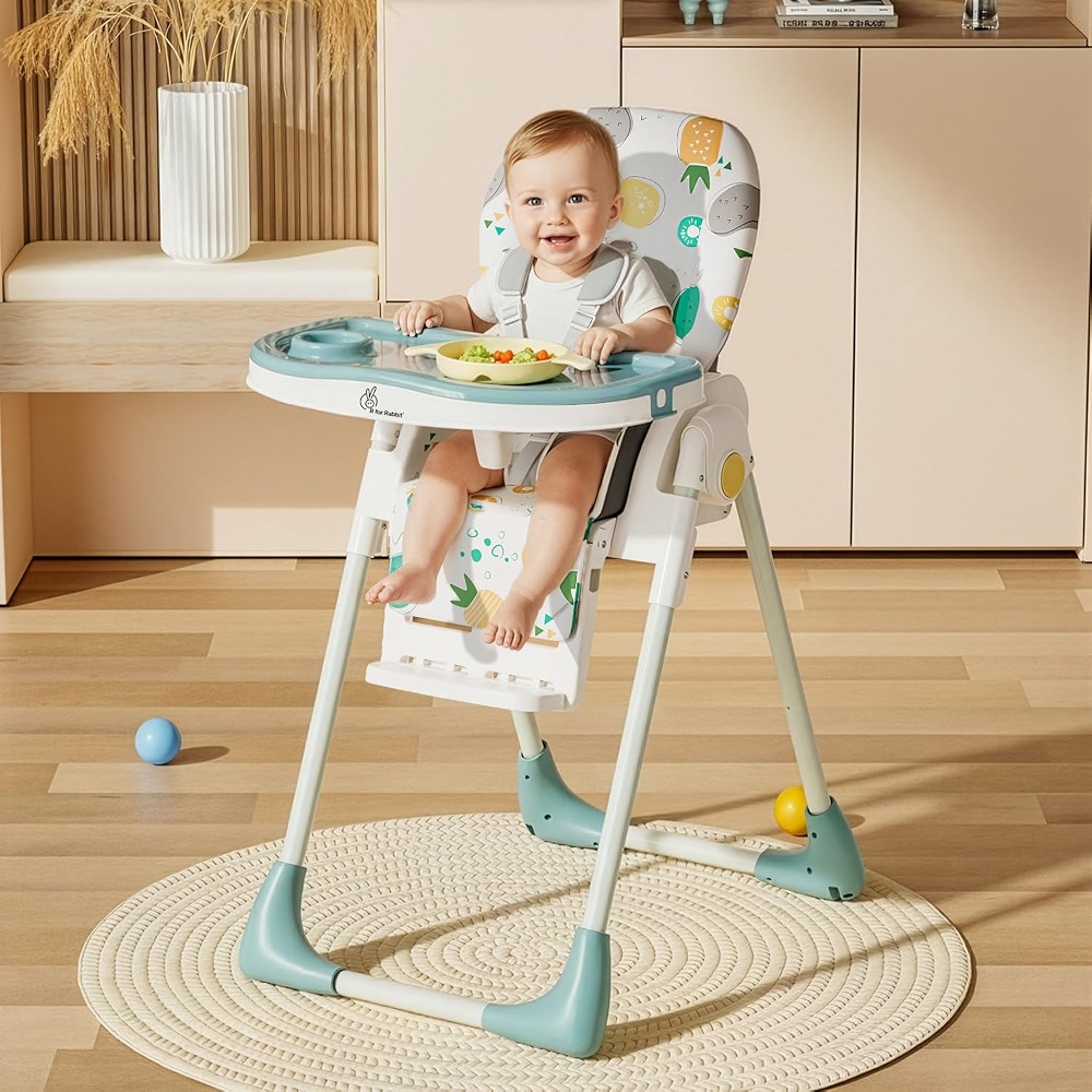 R for Rabbit Marshmallow Lite Baby Feeding High Chair for Babies, 6 ...
