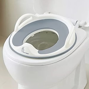 r for rabbit minimo potty seat potty training seat hang on the wall with soft cushion for new born babyinfantkids grey