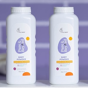 r for rabbit pure amp beyond 100 gms pack of 2 baby powder naturalno corn starch or talc free with oatmeal amp arrowroot suits sensitive skin