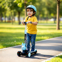 R for Rabbit Road Runner Bunny Kick Scooter | 3 Level Adjustable Height & PU LED Wheels Kids Scooter