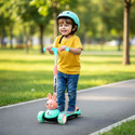 R for Rabbit Road Runner Bunny Kick Scooter | 3 Level Adjustable Height & PU LED Wheels Kids Scooter
