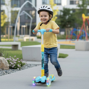 r for rabbit road runner kids scooter blue