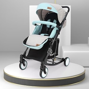 r for rabbit rock n roll baby stroller compact travel friendly pram for baby stroller turn rocker kids pram amp strollers for boys amp girls of 0-3 years sea green